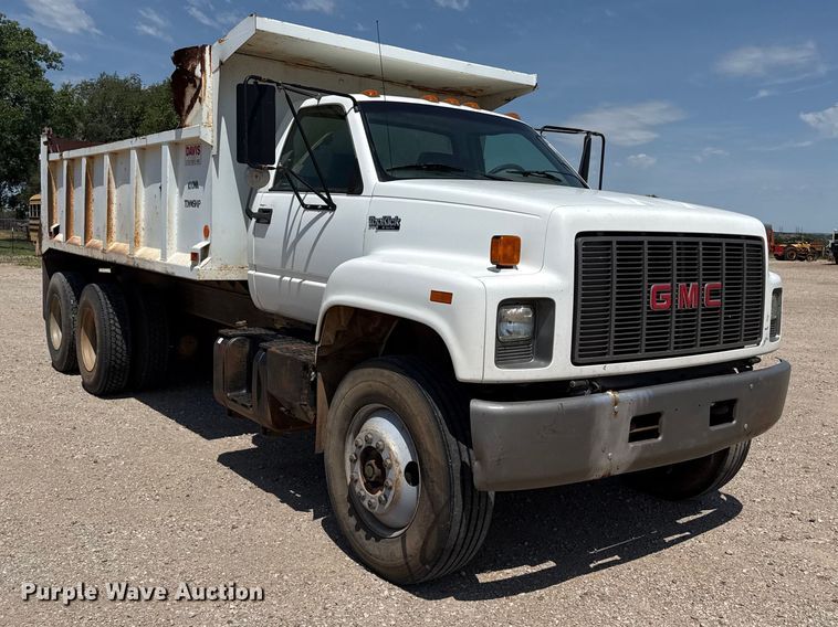 image for item FB6769 1995 GMC Top Kick C6500 dump truck