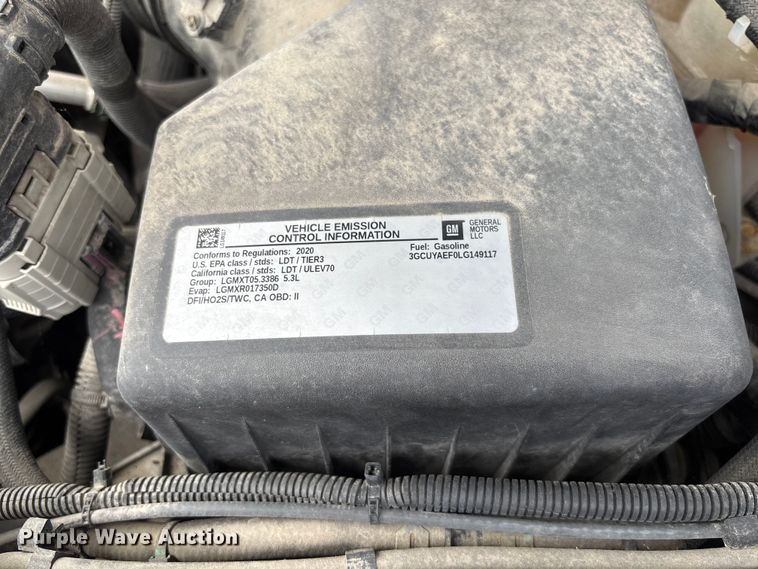 image for item FC1667 2020 Chevrolet Silverado 1500 Crew Cab pickup truck