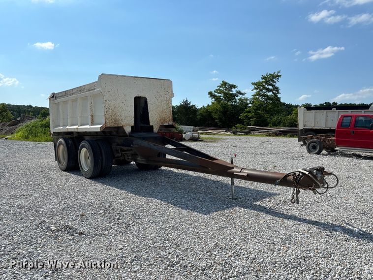 image for item FC1679 End dump pup trailer