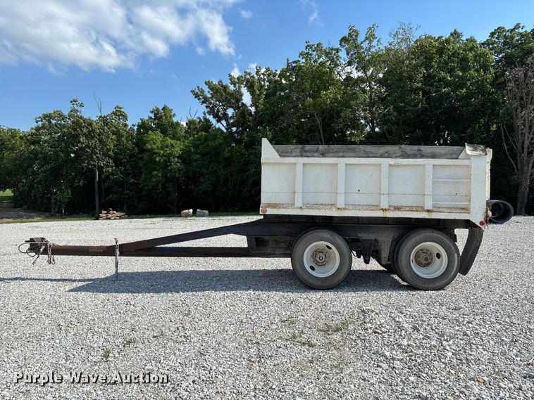 image for item FC1679 End dump pup trailer