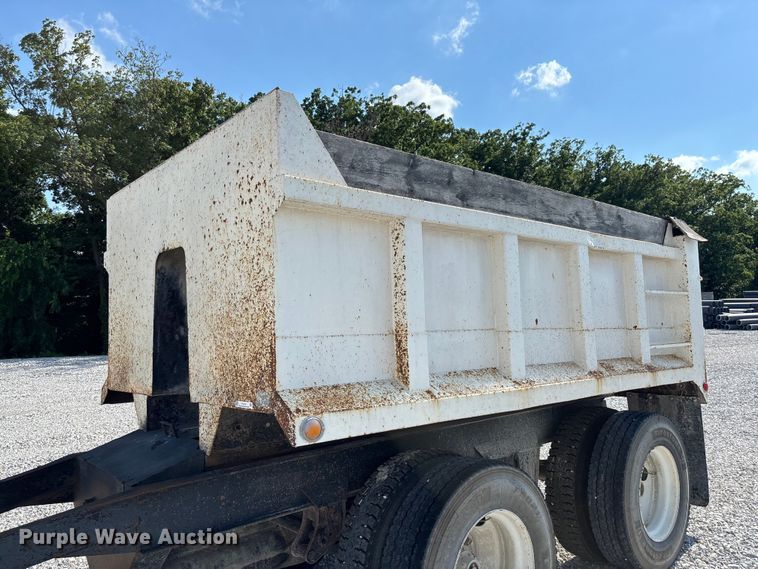 image for item FC1679 End dump pup trailer
