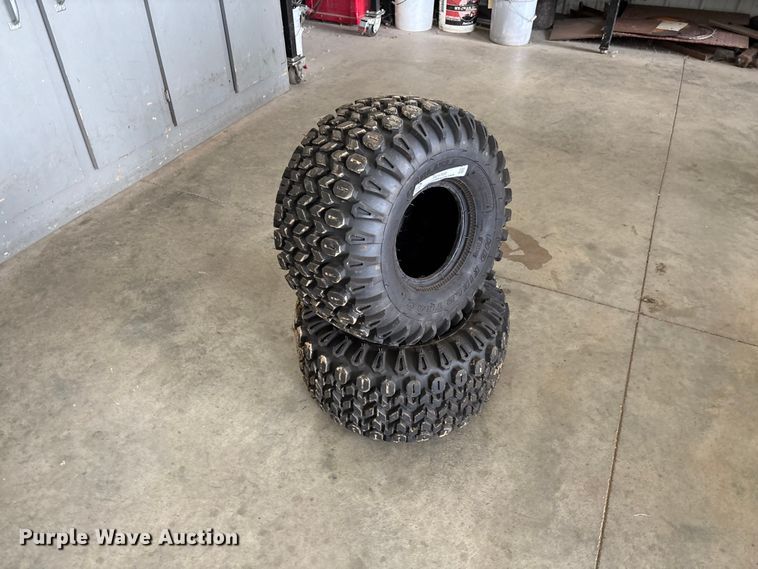 image for item FC1720 (2) Carlisle HD Field Trax 22.5x10-8 tires