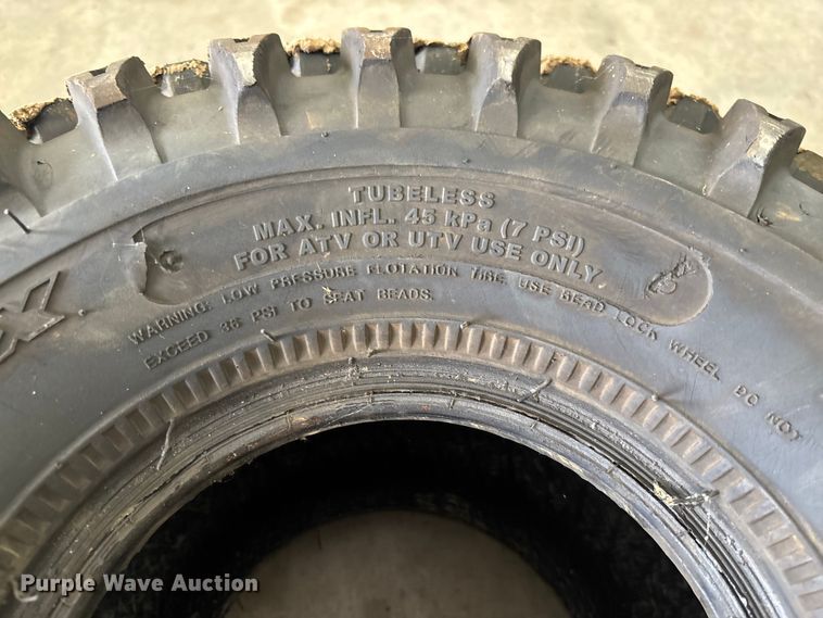 image for item FC1720 (2) Carlisle HD Field Trax 22.5x10-8 tires