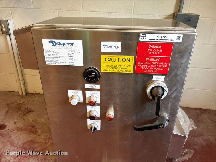 image for item FC1722 Duperon conveyor control box