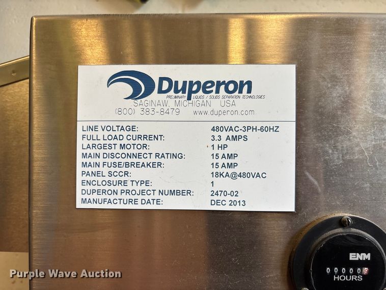 image for item FC1722 Duperon conveyor control box