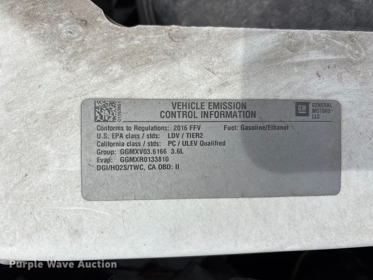 image for item FC2417 2016 Chevrolet Impala Police Cruiser 