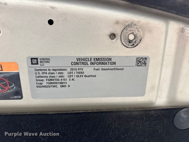 image for item FC2419 2015 Chevrolet Equinox SUV