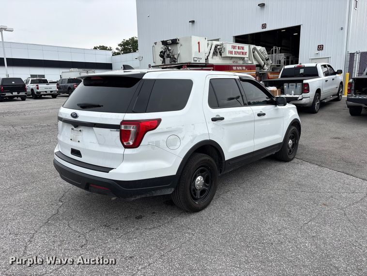 image for item FC2427 2018 Ford Explorer Police Interceptor SUV