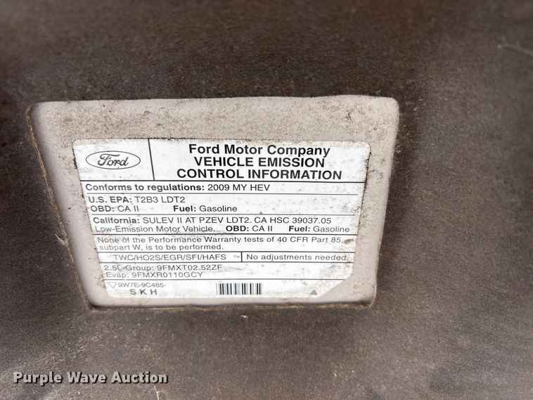 image for item FC2429 2009 Ford Escape SUV