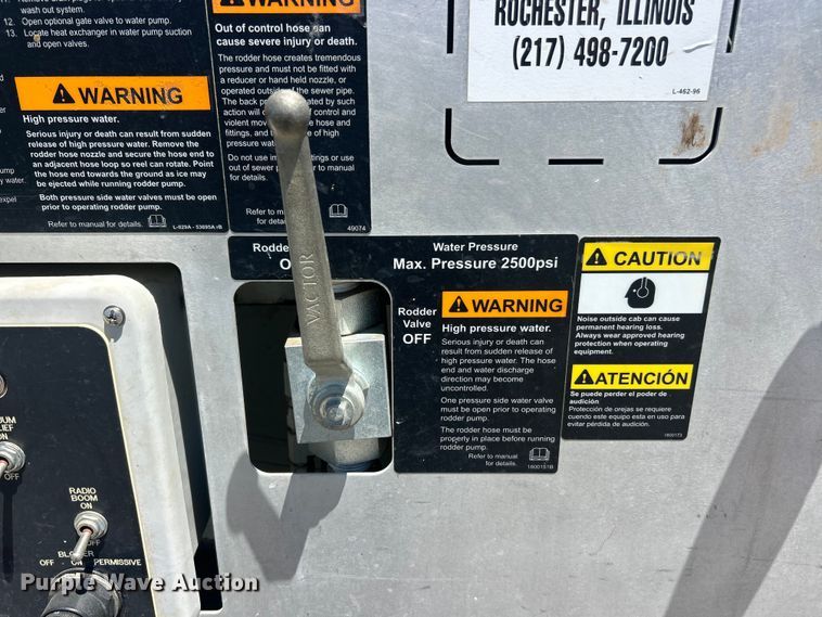 image for item FC2726 2009 International WorkStar 7400 sewer jetter truck
