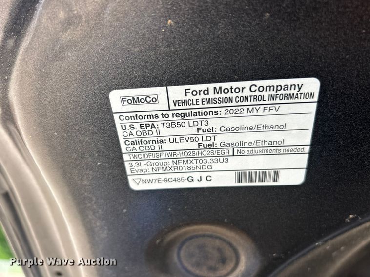 image for item FC2757 2022 Ford Explorer Police SUV