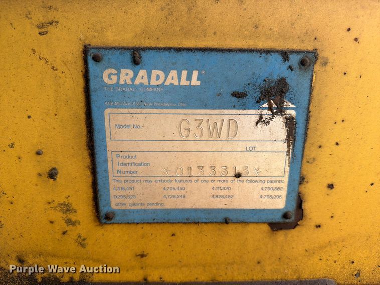 image for item FC3125 Gradall GW-394-G3WD 