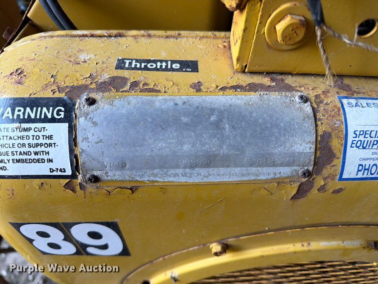 image for item FC3133 Vermeer 630A stump grinder