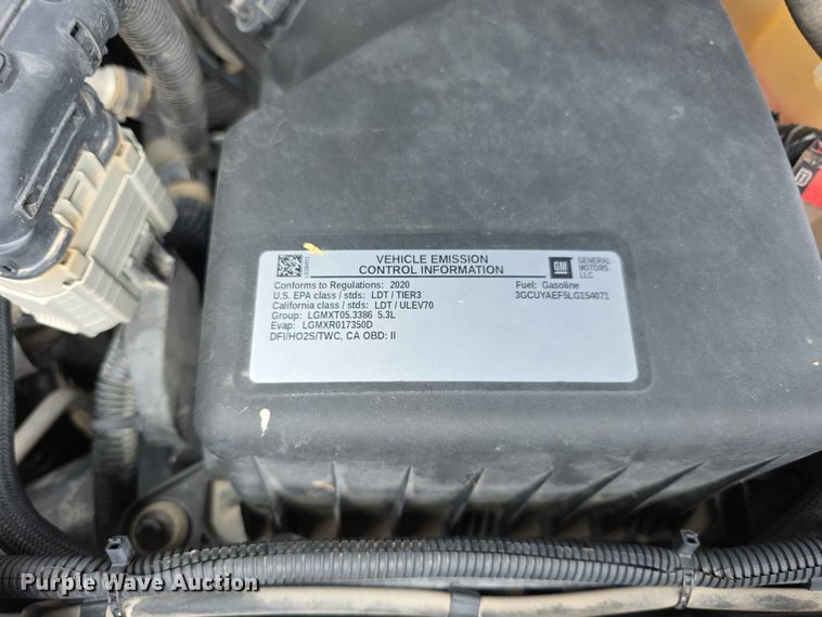 image for item FH6162 2020 Chevrolet Silverado 1500 Crew Cab pickup truck
