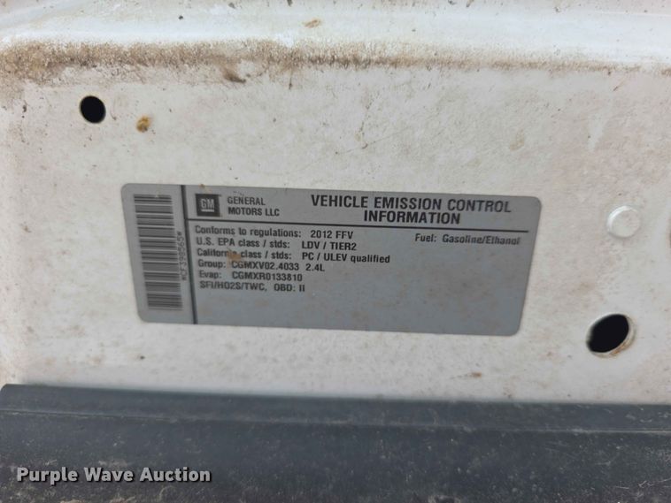 image for item FH6173 2012 Chevrolet Malibu 