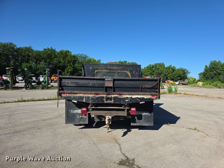 image for item FH6176 2003 Ford F350 Super Duty XL dump flatbed pickup truck