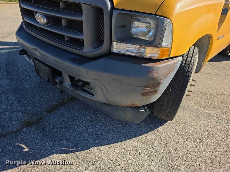 image for item FH6176 2003 Ford F350 Super Duty XL dump flatbed pickup truck