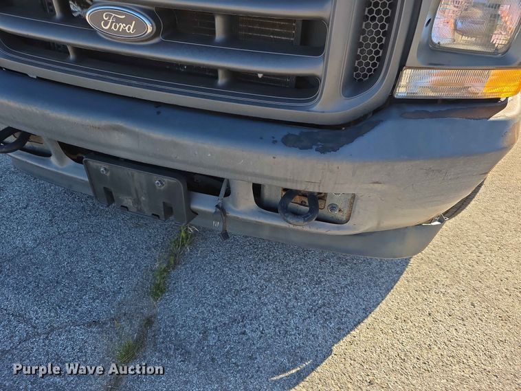 image for item FH6176 2003 Ford F350 Super Duty XL dump flatbed pickup truck