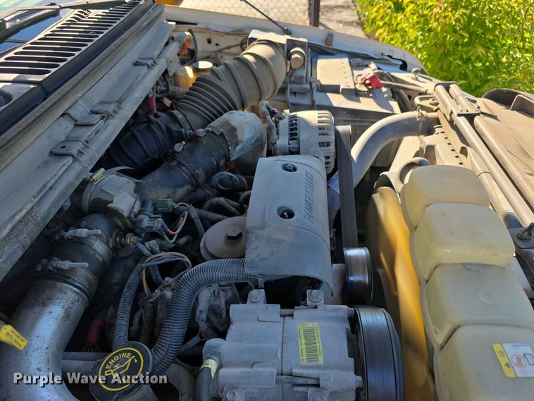 image for item FH6176 2003 Ford F350 Super Duty XL dump flatbed pickup truck