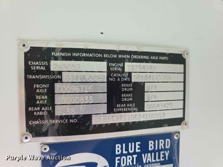 image for item FH6232 2012 Blue Bird Vision school bus