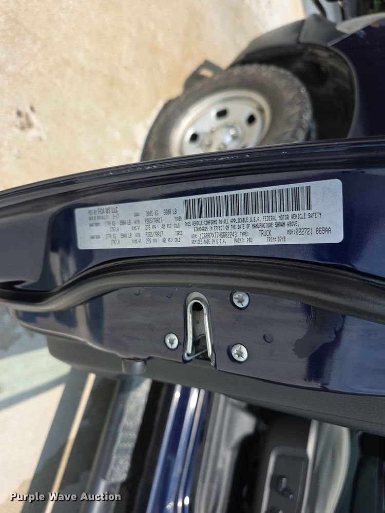 image for item FH6233 2017 RAM 1500 SSV Crew Cab pickup truck