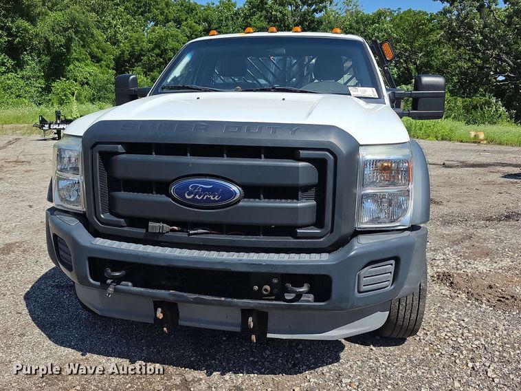 image for item FH6242 2014 Ford F450 Super Duty XL dump flatbed truck