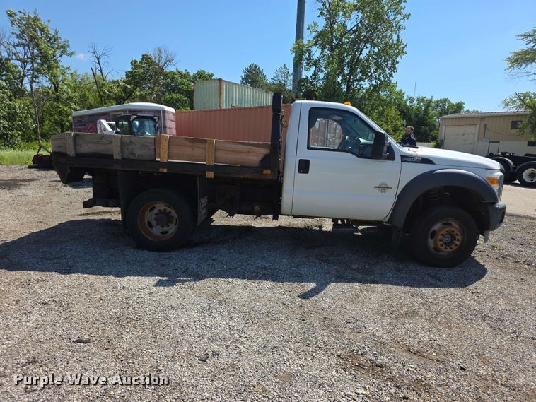 image for item FH6242 2014 Ford F450 Super Duty XL dump flatbed truck