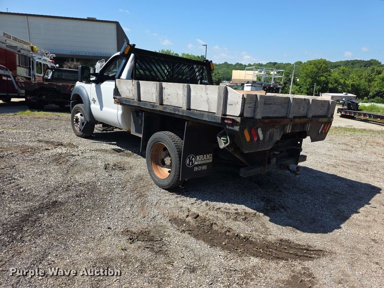 image for item FH6242 2014 Ford F450 Super Duty XL dump flatbed truck