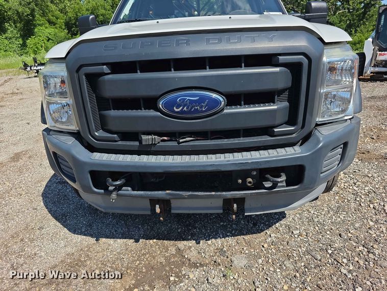 image for item FH6242 2014 Ford F450 Super Duty XL dump flatbed truck