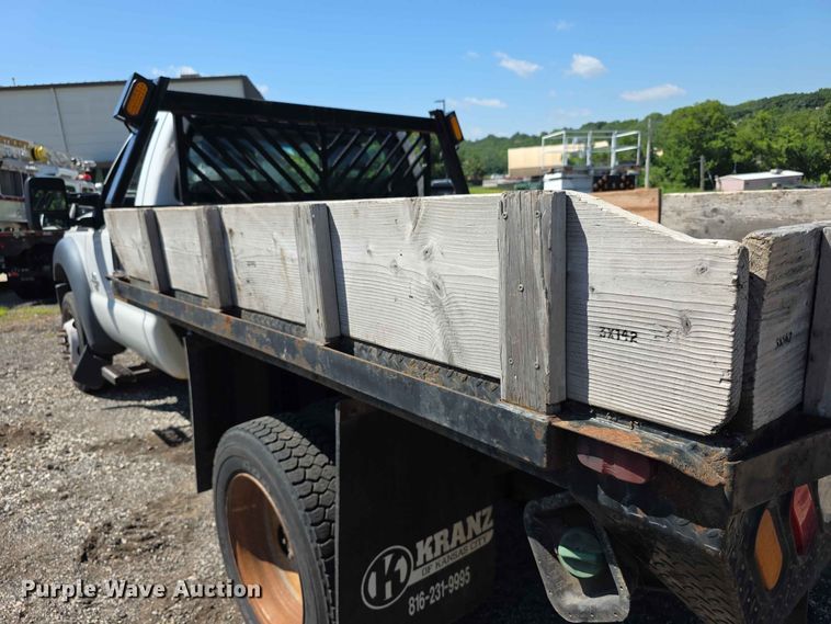 image for item FH6242 2014 Ford F450 Super Duty XL dump flatbed truck