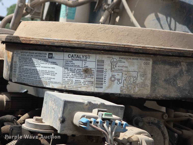 image for item FH6243 1996 Chevrolet C7 dump truck