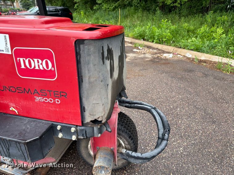image for item FK0266 2008 Toro Groundsmaster 3500D lawn mower