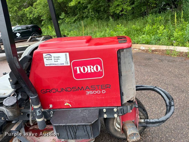 image for item FK0266 2008 Toro Groundsmaster 3500D lawn mower