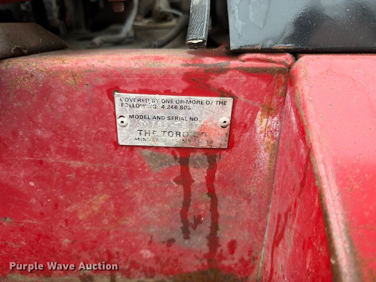 image for item FK0267 2018 Toro Groundsmaster 345 surface cleaner