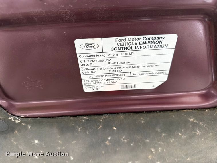 image for item FK0269 2012 Ford Fusion 