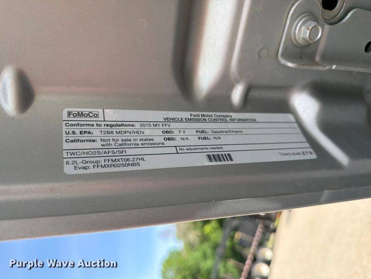 image for item FK0271 2015 Ford F250 Super Duty Ext. Cab pickup truck
