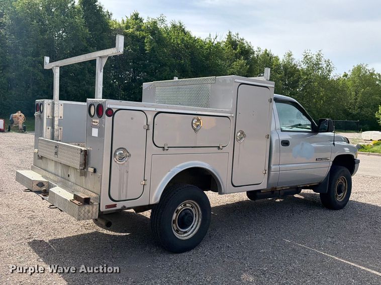 image for item FK0276 1996 Dodge Ram 2500 utility bed pickup truck