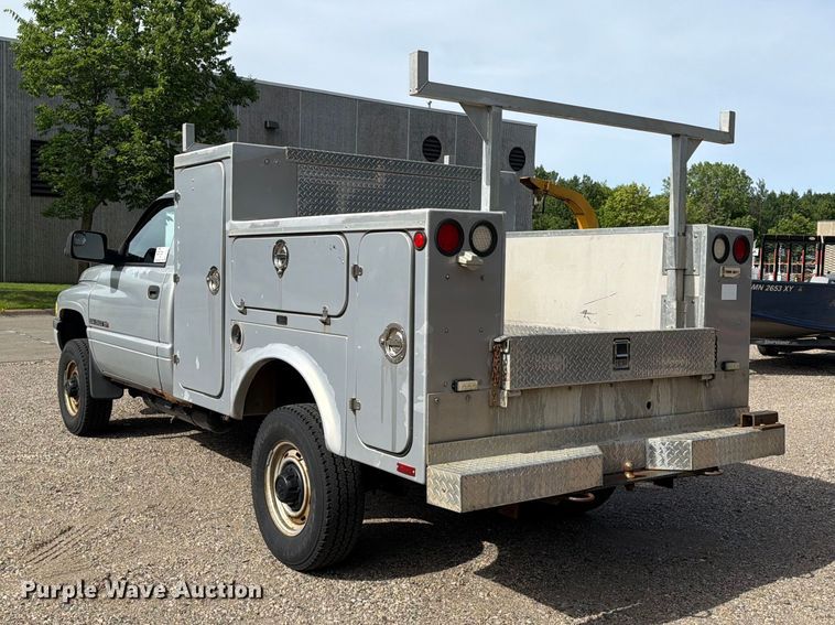 image for item FK0276 1996 Dodge Ram 2500 utility bed pickup truck