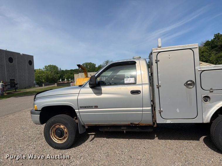 image for item FK0276 1996 Dodge Ram 2500 utility bed pickup truck