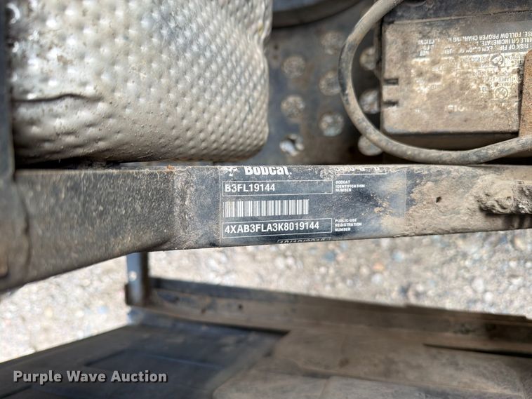 image for item FK0279 2018 Bobcat 3400 utility vehicle