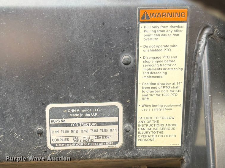 image for item FK3019 New Holland T6.155 MFWD tractor