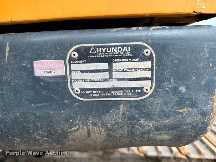 image for item FK3021 2010 Hyundai ROBEX160LC-9 excavator