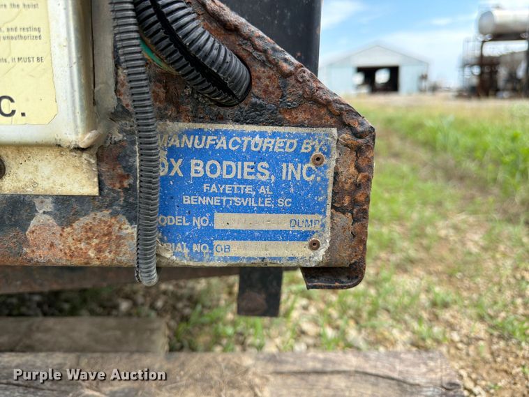 image for item FK3022 Ox Bodies 15.5FT 14-16Y Dump truck bed