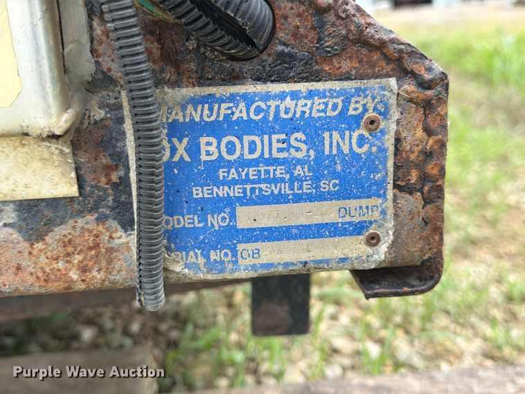 image for item FK3022 Ox Bodies 15.5FT 14-16Y Dump truck bed