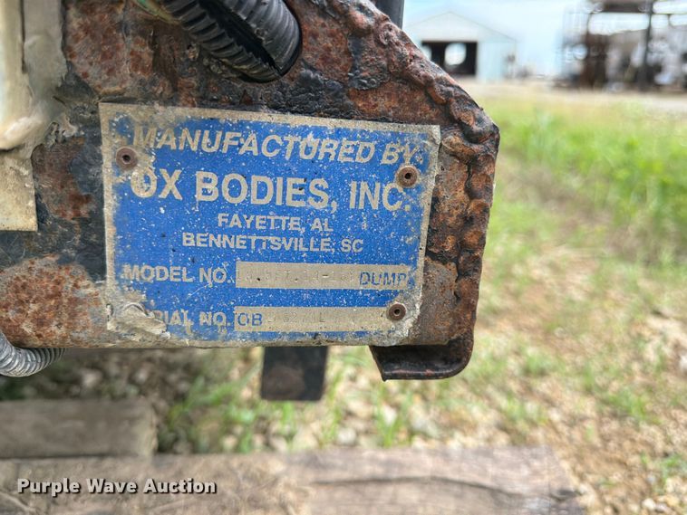 image for item FK3022 Ox Bodies 15.5FT 14-16Y Dump truck bed