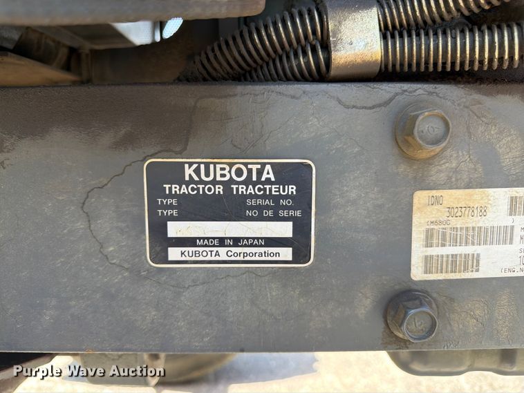 image for item FK3124 Kubota M6800 tractor
