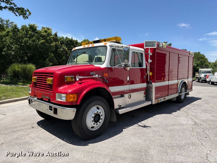 image for item FK3125 1999 International 4900 rescue vehicle