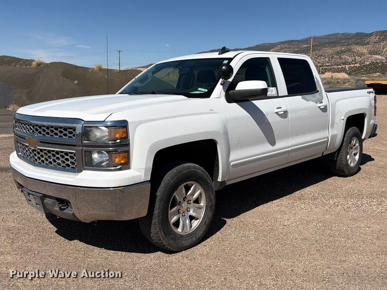 image for item FK4506 2015 Chevrolet Silverado Crew Cab pickup truck