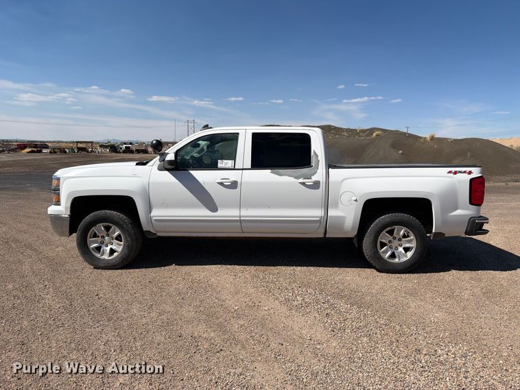 image for item FK4506 2015 Chevrolet Silverado Crew Cab pickup truck