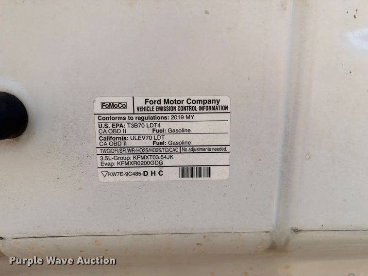 image for item FK4511 2019 Ford F-150 Crew Cab pickup truck